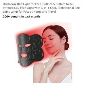Red Light Face Mask - Black